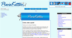 Desktop Screenshot of pixiekitten.com